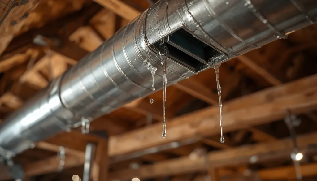 Ductwork Sweating When Your Ducts Cause the Drip Not the AC Unit